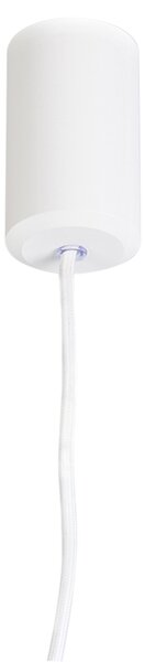 Lampada a sospensione di design bianca - Tuba Small