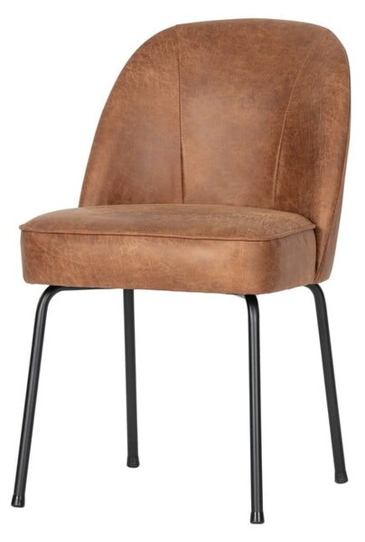 Sedie da pranzo in set marrone cognac in imbottito 2 pz Vogue – WOOOD