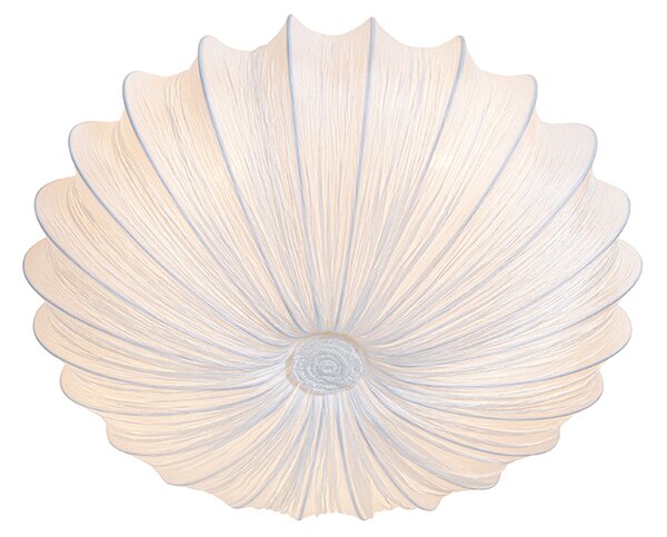 Plafoniera di design in seta bianca 60 cm 5 luci - Plu