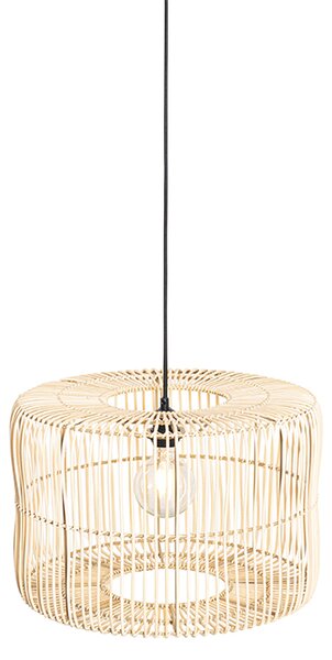Lampada a sospensione orientale in rattan 45 cm - Maud