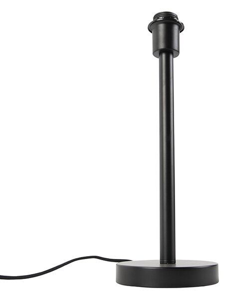 Lampada da tavolo moderna nera senza paralume - Simplo