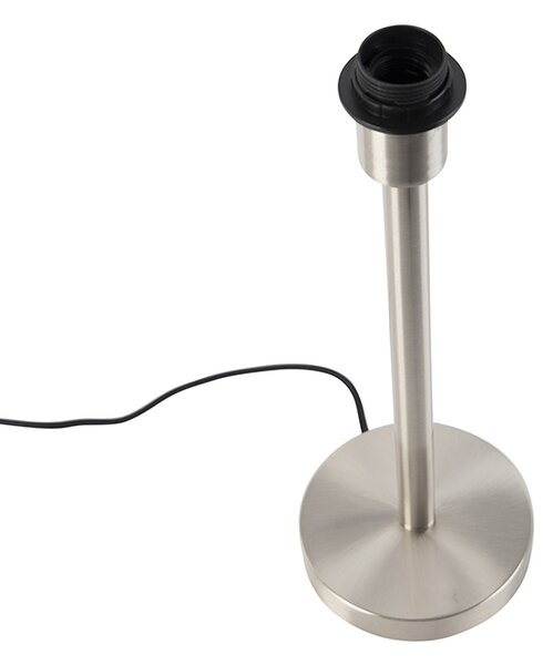 Lampada da tavolo moderna in acciaio senza paralume - Simplo
