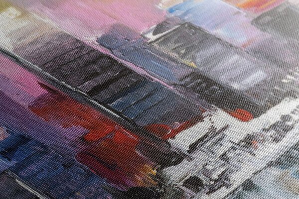 Quadro su tela – Città costiera