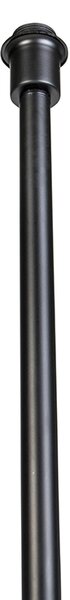 Lampada da terra moderna nera senza paralume 149 cm - Simplo