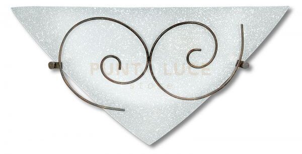Applique ricciolo bianca 1xe27 40x10,5x19cm i-070207-8