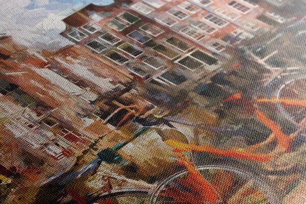 Stampa su tela – Amsterdam disegnata
