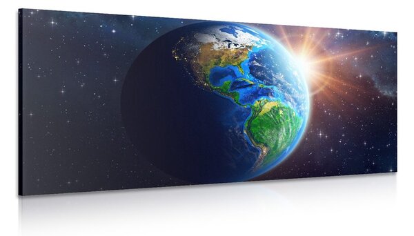 Stampa su tela – Pianeta Terra blu