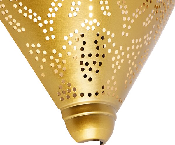 Lampada da parete orientale oro - Zayn