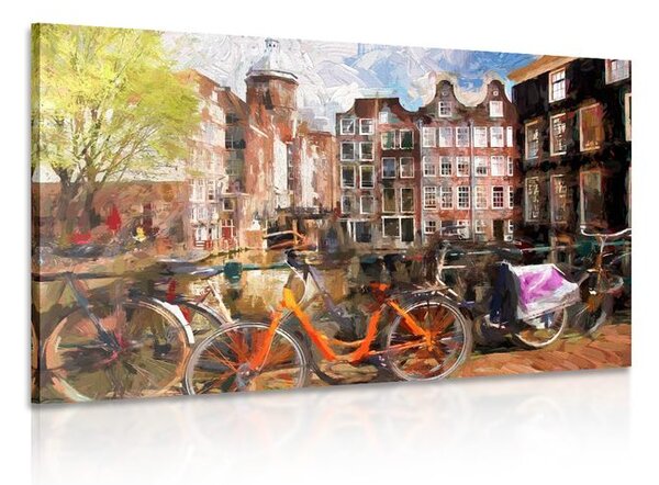 Stampa su tela – Amsterdam disegnata