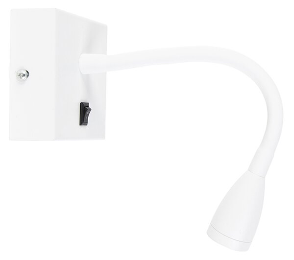 Lampada da parete flessibile moderna bianca LED - Flex