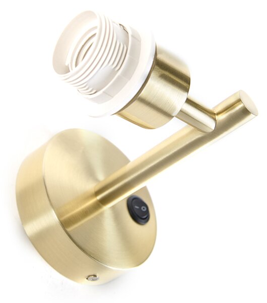 Applique moderna oro 1-luce con interruttore - Combi