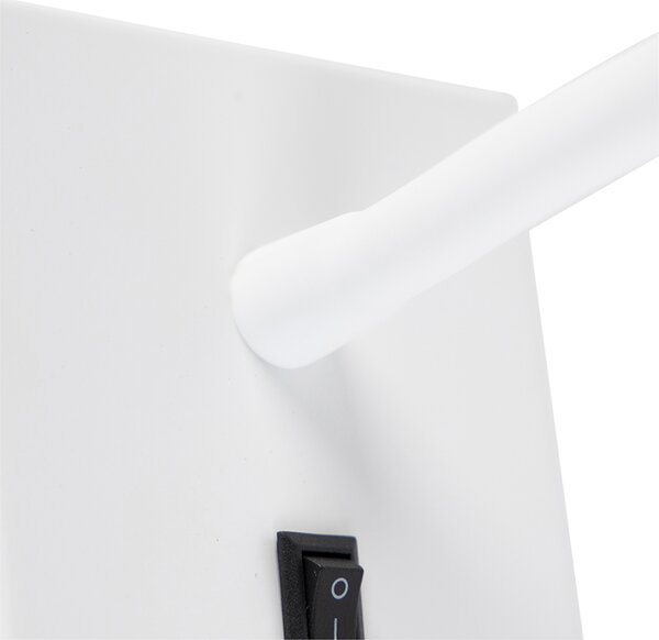 Lampada da parete flessibile moderna bianca LED - Flex