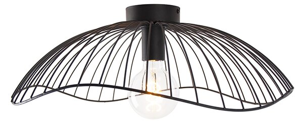 Plafoniera di design nera 50 cm - Pua