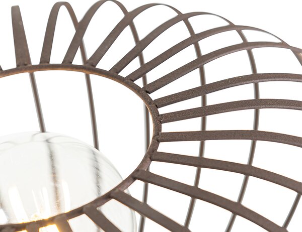 Lampada da terra di design marrone ruggine - Johanna