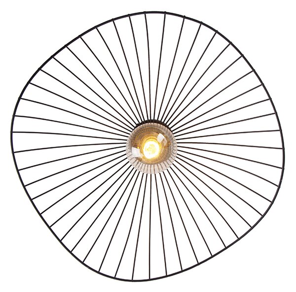 Plafoniera di design nera 50 cm - Pua