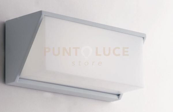 Applique biemissione led luxon bianca 12w 1550lm cct 3000k / 4000k 
