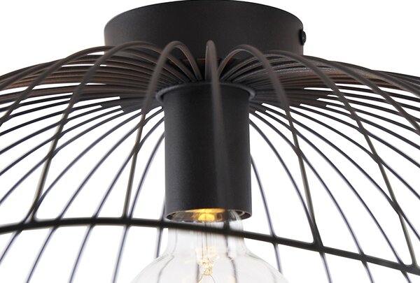 Plafoniera di design nera 50 cm - Pua