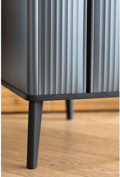 Cestino per la spazzatura blu touch in plastica riciclata 54 l Verto High - Curver