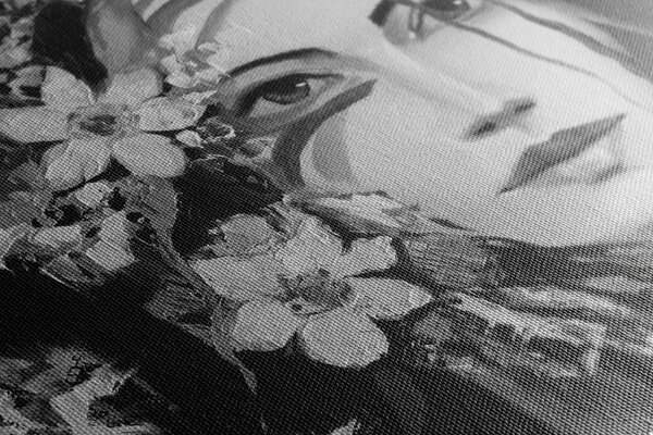 Tela 61x41 Cm Panther Print Fine Art Prints - Stampa Artistica Su Tela Con Cornice Con Dente Di Leone, Colore Bianco Brillante, Per Pareti Domestiche, Camera Da Decorazione Pareti 61x41 Cm