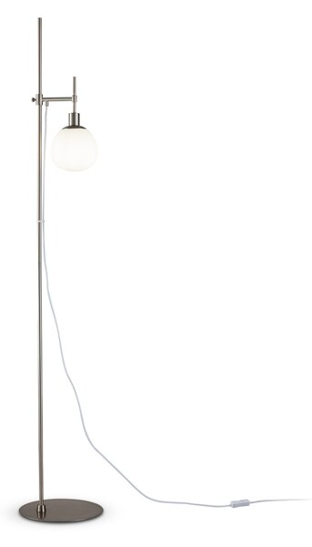 Piantana Contemporanea Erich Struttura In Metallo Nichel 1 Luce