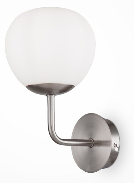 Applique Contemporanea Erich Struttura In Metallo Nichel 1 Luce