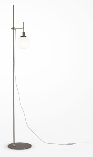 Piantana Contemporanea Erich Struttura In Metallo Nichel 1 Luce