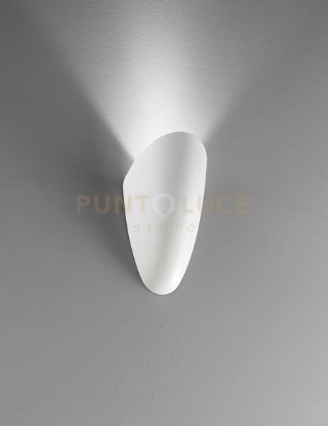Nautilus applique led 13w 800lm 3000k alluminio colore bianco inte
