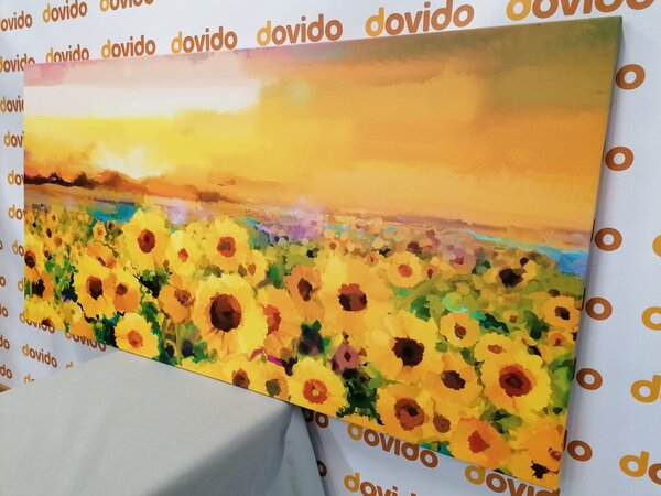 Stampa su tela – Campo di girasoli
