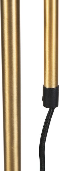 Lampada da terra classica intelligente bronzo con bianco incl. Wifi A60 - Ashley