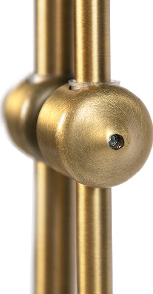 Lampada da terra classica intelligente bronzo con bianco incl. Wifi A60 - Ashley