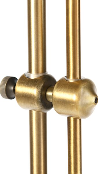 Lampada da terra classica intelligente bronzo con bianco incl. Wifi A60 - Ashley