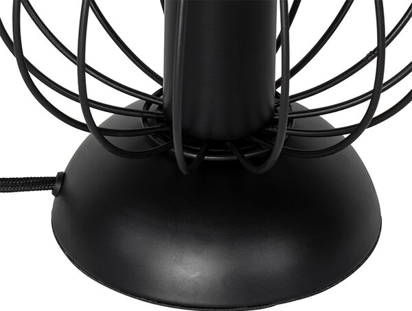 Lampada da tavolo moderna nera a filo - Palica
