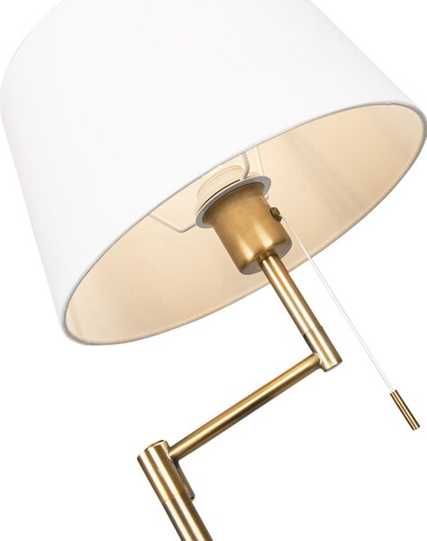 Lampada da terra classica intelligente bronzo con bianco incl. WiFi A60 - Ladas Fix