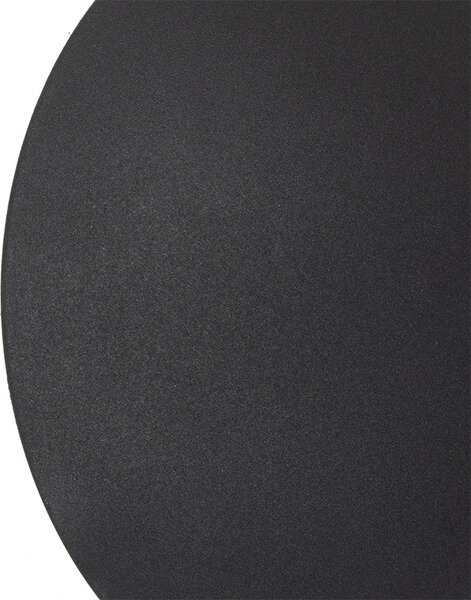 Applique da parete moderna nera con oro - Sunrise