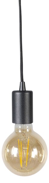 Lampada a sospensione smart nera con WiFi G95 - Facil
