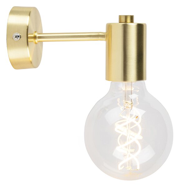 Lampada da parete Art Déco dorata con lampadina WiFi G95 inclusa - Facil