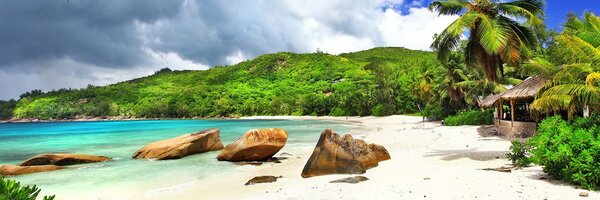 Stampa su tela – Seychelles tropicali