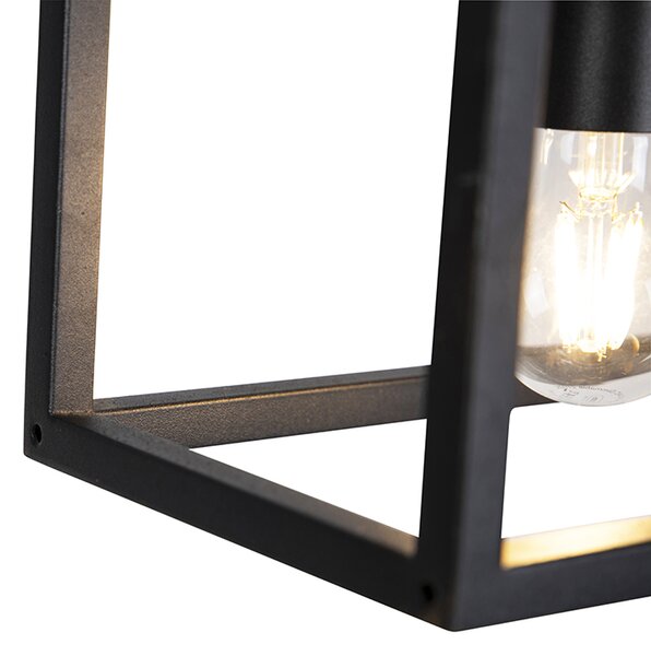 Lampada a sospensione industriale nera - Cage 4