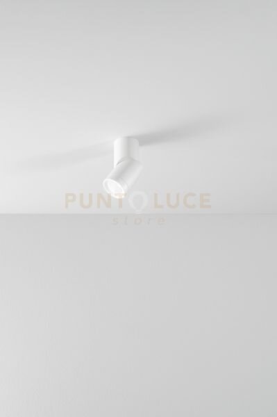 Faretto pipe cilindrico led 8w 480lm 3000k in metallo verniciato bi