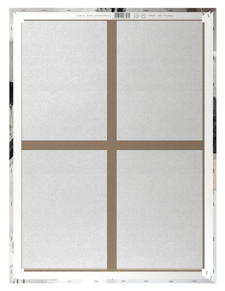 Quadro con elementi dipinti a mano 70x100 cm Ash – Styler