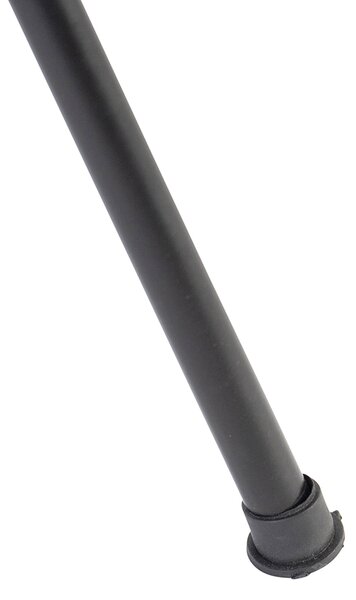 Lampada da tavolo a treppiede rustica in bambù con nero - Evalin