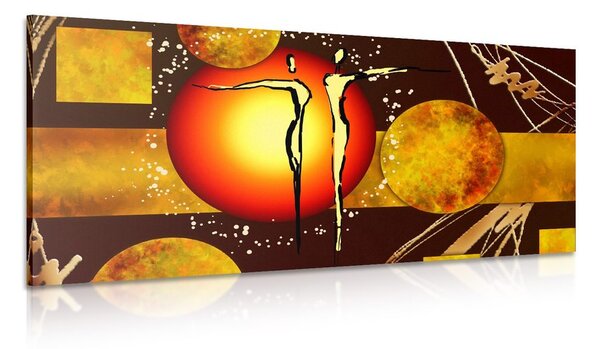 Quadro su tela – Coppia innamorata etnica