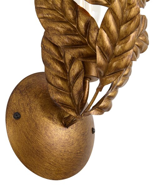 Lampada da parete vintage oro antico - Linden