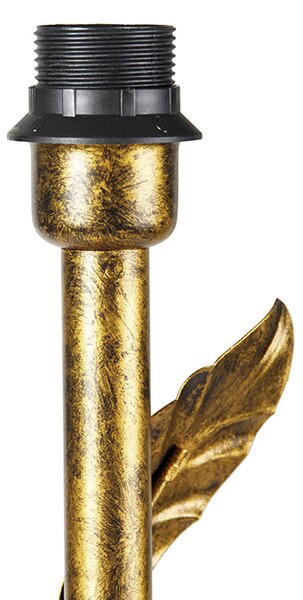 Lampada da terra vintage oro antico 29 cm senza paralume - Linden