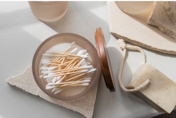 Organizer da bagno in vetro beige Modest - Mette Ditmer Denmark