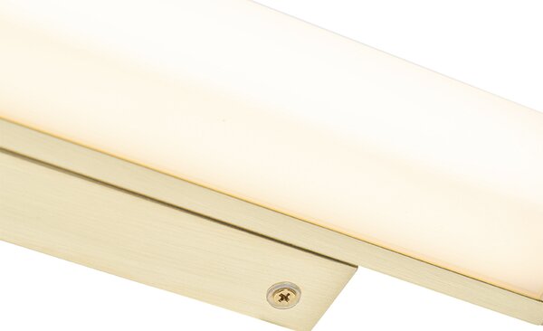 Applique da parete per bagno in ottone 32 cm con LED IP44 - Cascada