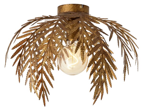 Plafoniera vintage oro rotonda 45cm - Botanica