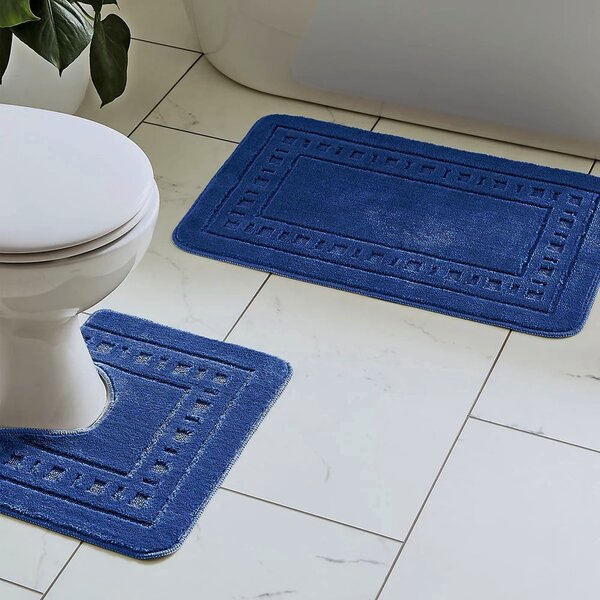 Tappetini da bagno blu in set da 2 Armoni - Catherine Lansfield