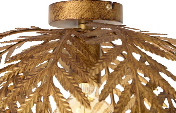 Plafoniera vintage oro rotonda 45cm - Botanica