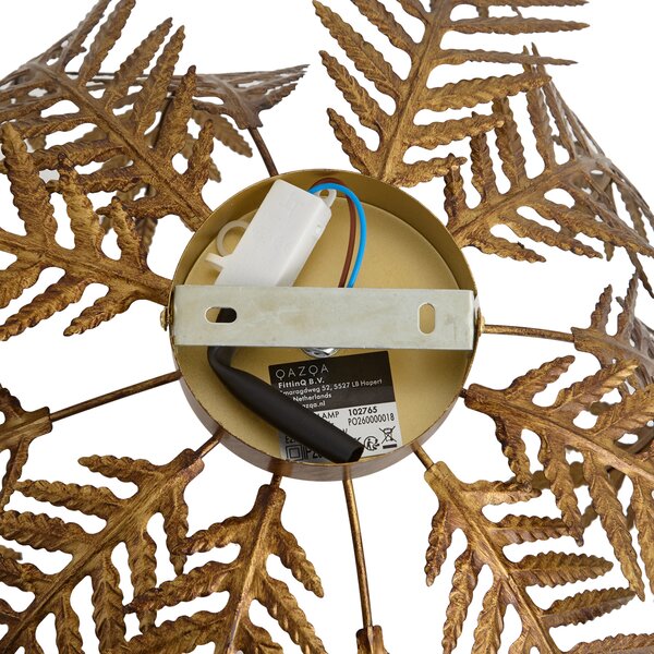 Plafoniera vintage oro rotonda 45cm - Botanica